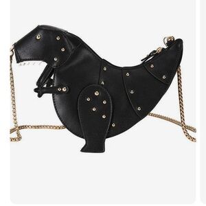 Black Dinosaur-Shaped Women's Bag